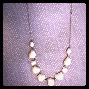 Francesca’s white necklace